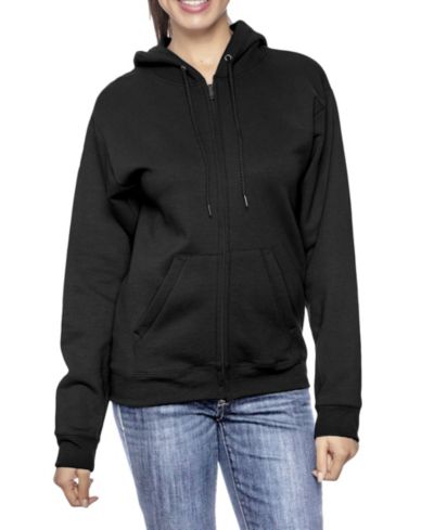 Galaxy By Harvic Женский Fleece-Lined Loose-Fit Full-Zip Sweater Hoodie