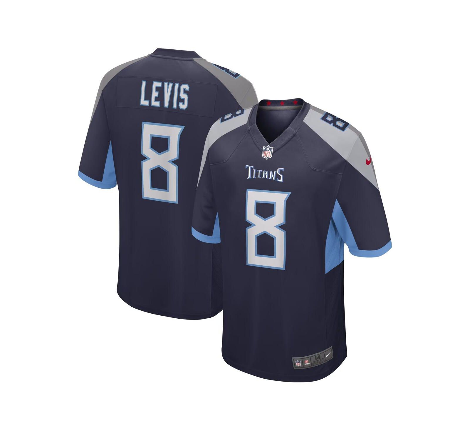 Детская джерси Nike Will Levis Navy Tennessee Titans Game