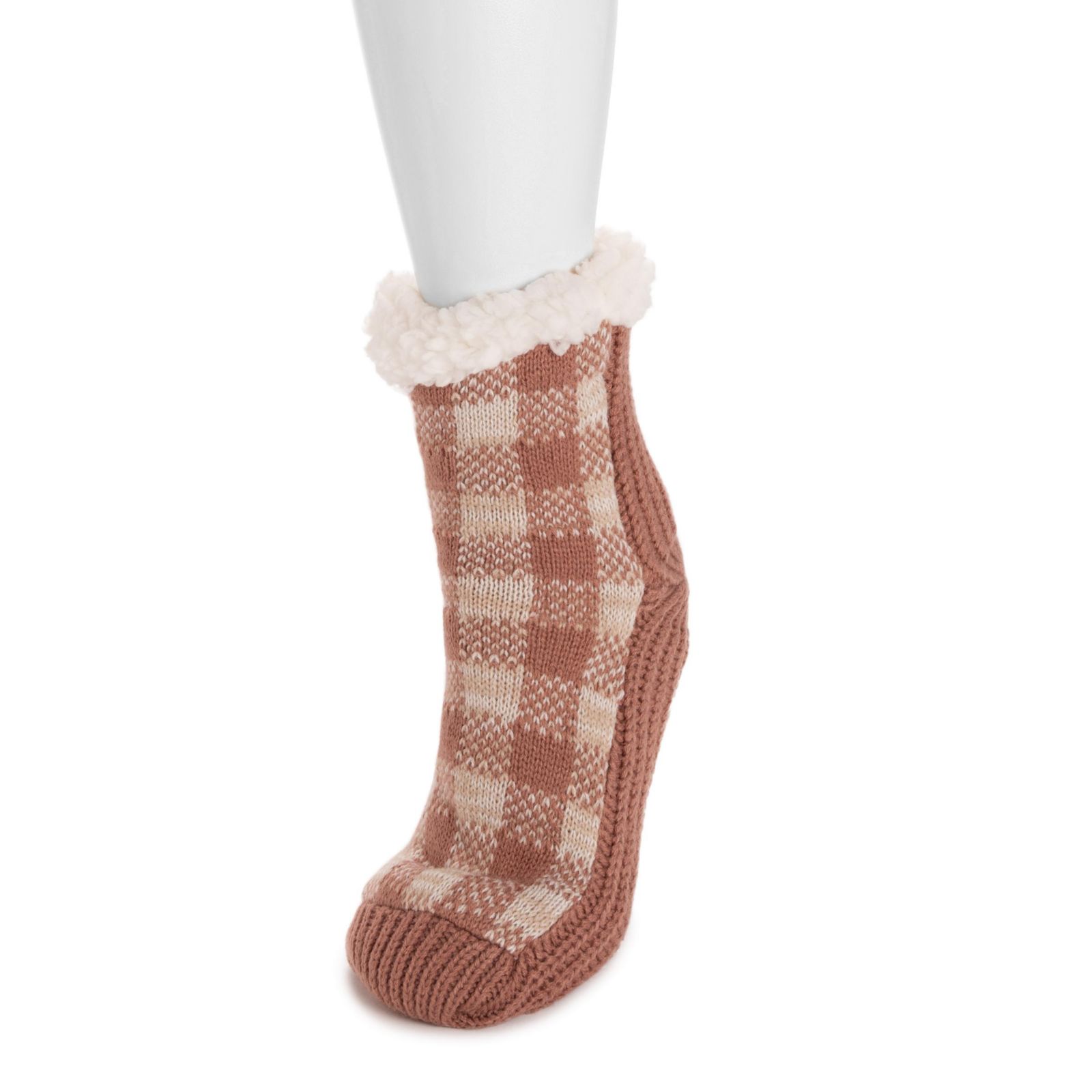 Muk Luks Women's Pieced Cabin Sock