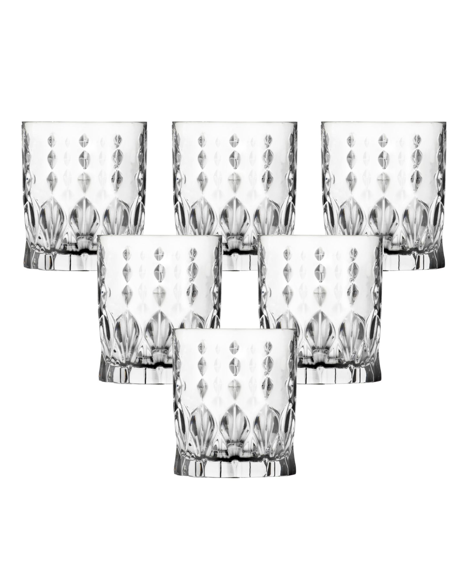Набор бокалов Lorren Home Trends Marilyn Double Old Fashioned Set of 6