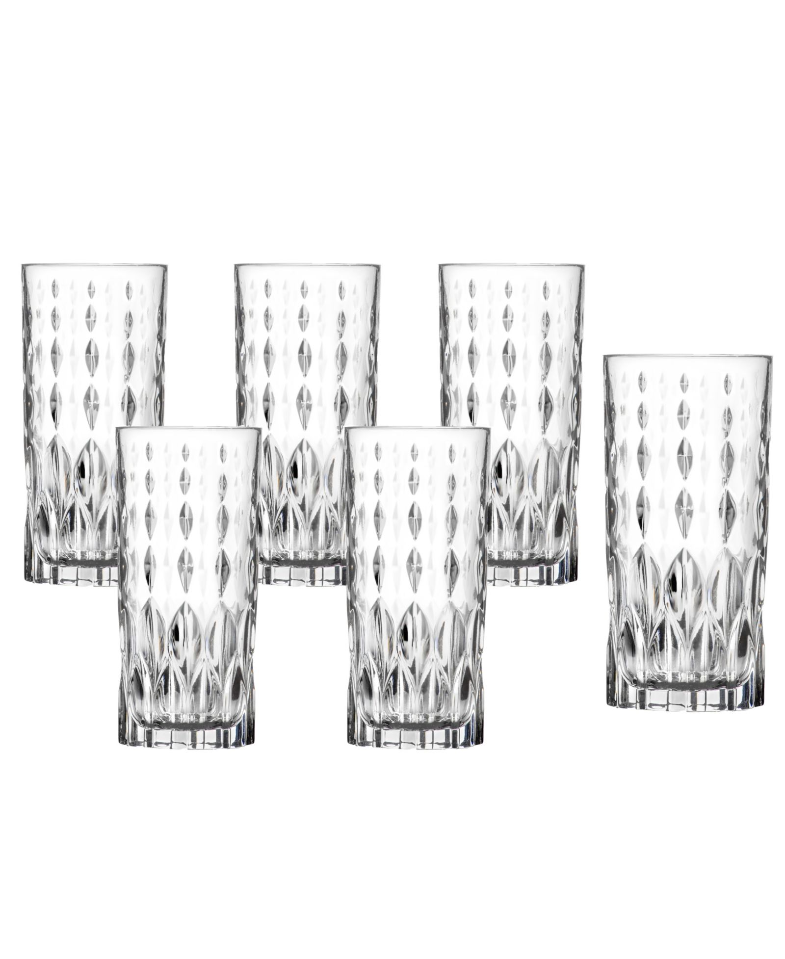 Lorren Home Trends бокалы Marilyn Highball, набор из 6 шт