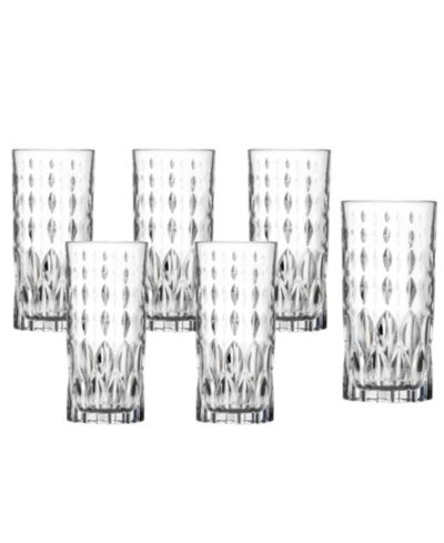 Lorren Home Trends Marilyn Highball Glasses, Set of 6