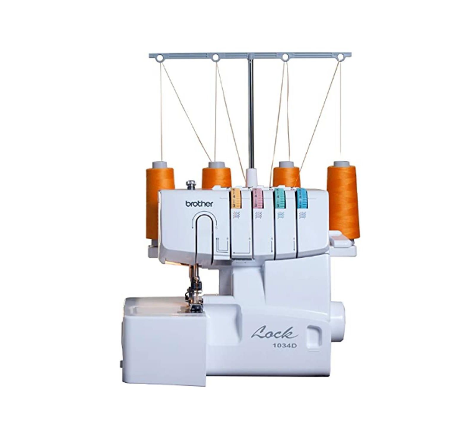 1034D 3 or 4 Thread Serger Sewing Machine with Easy Lay In Threading