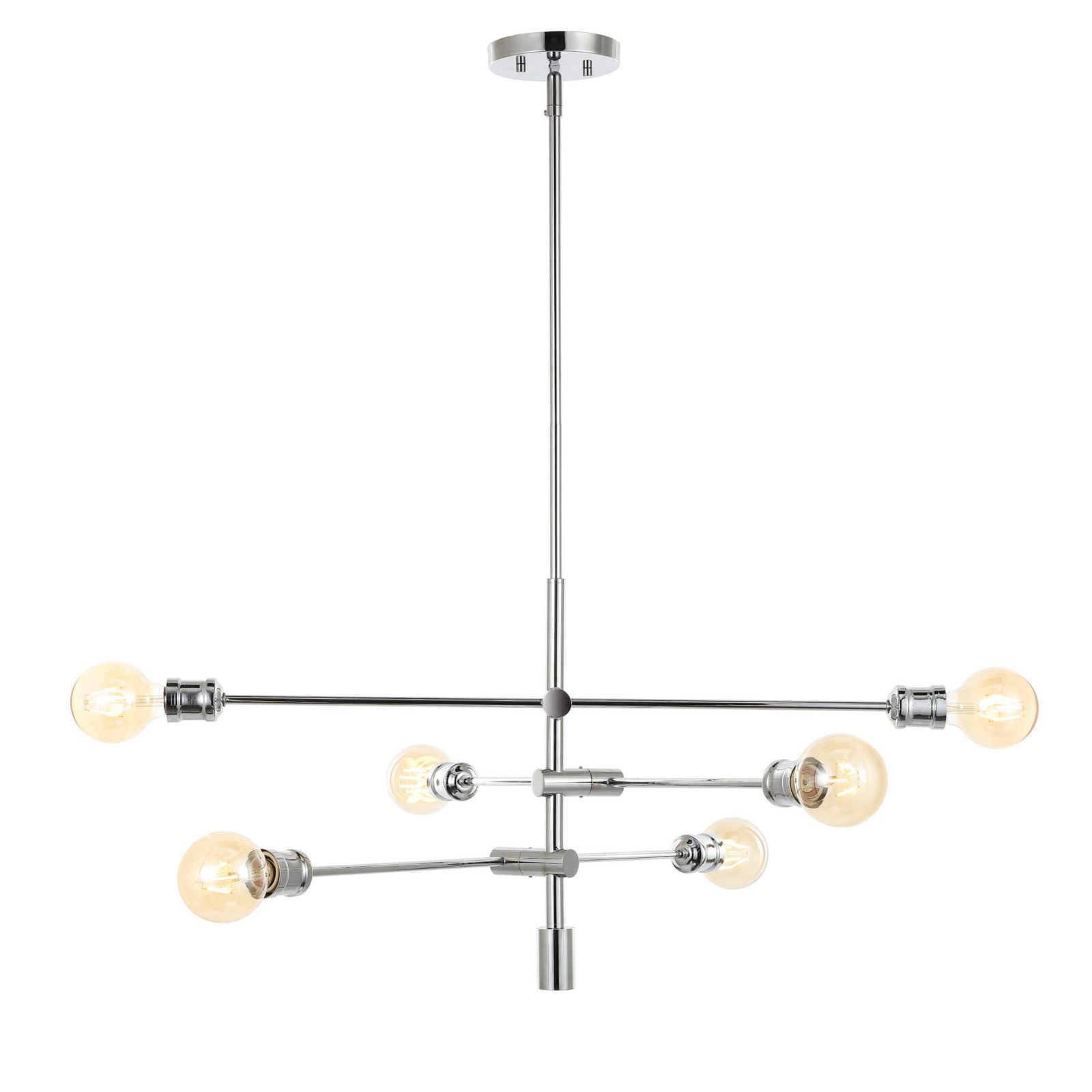 Люстра Atlas Modern Retro Iron Arm Adjustable LED Chandelier