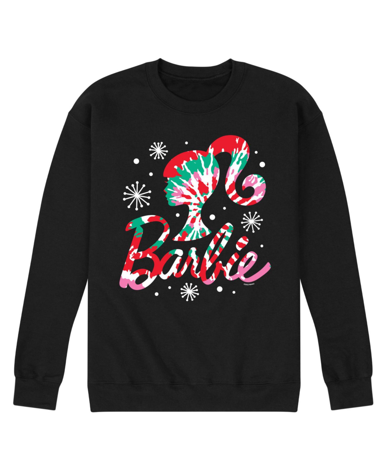 AIRWAVES Men's Barbie Holiday Crew Fleece T-shirt