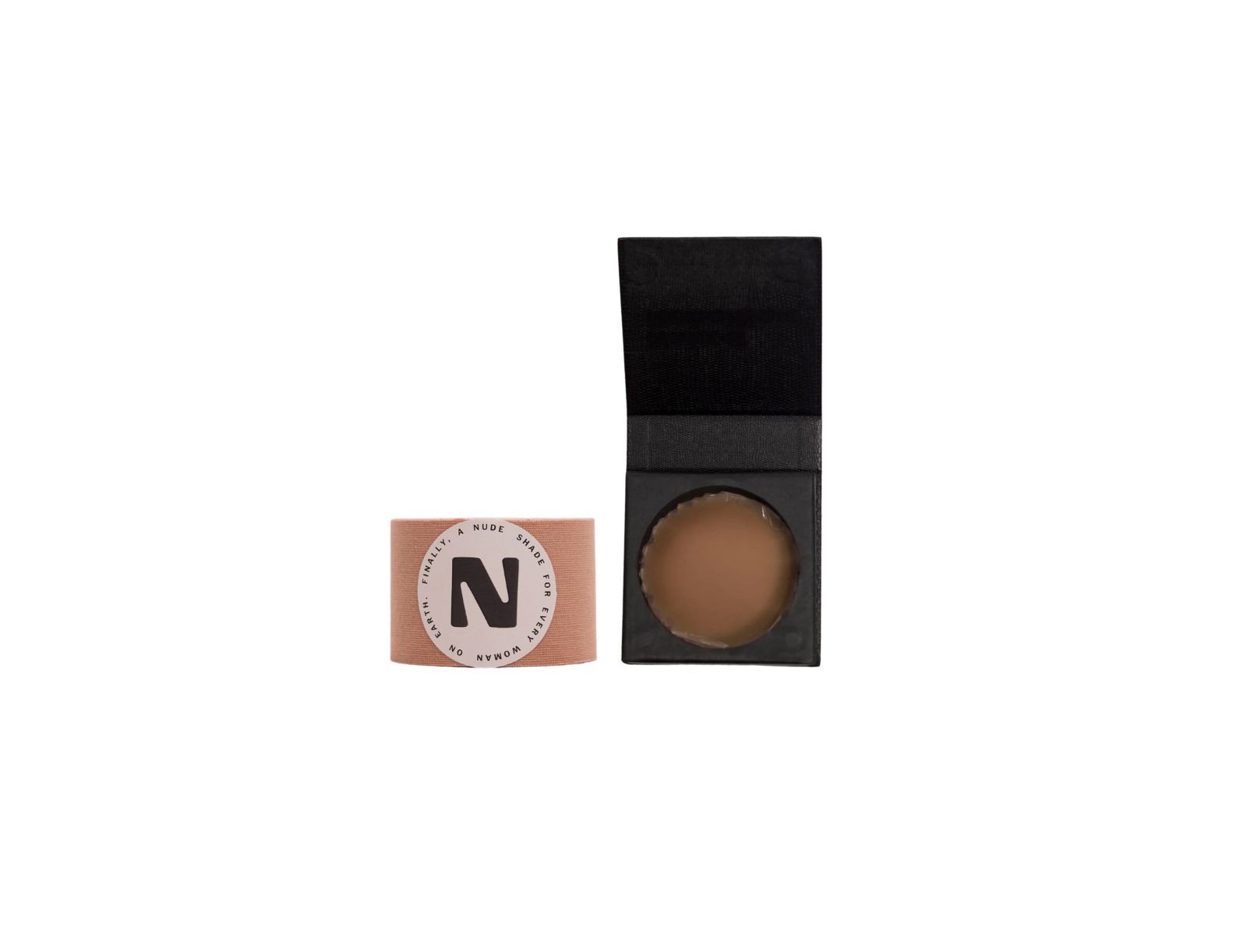 Набор Naked Rebellion Women's Nude Shade: Sweat-Proof Boob Tape & Reusable Nipple Stickies