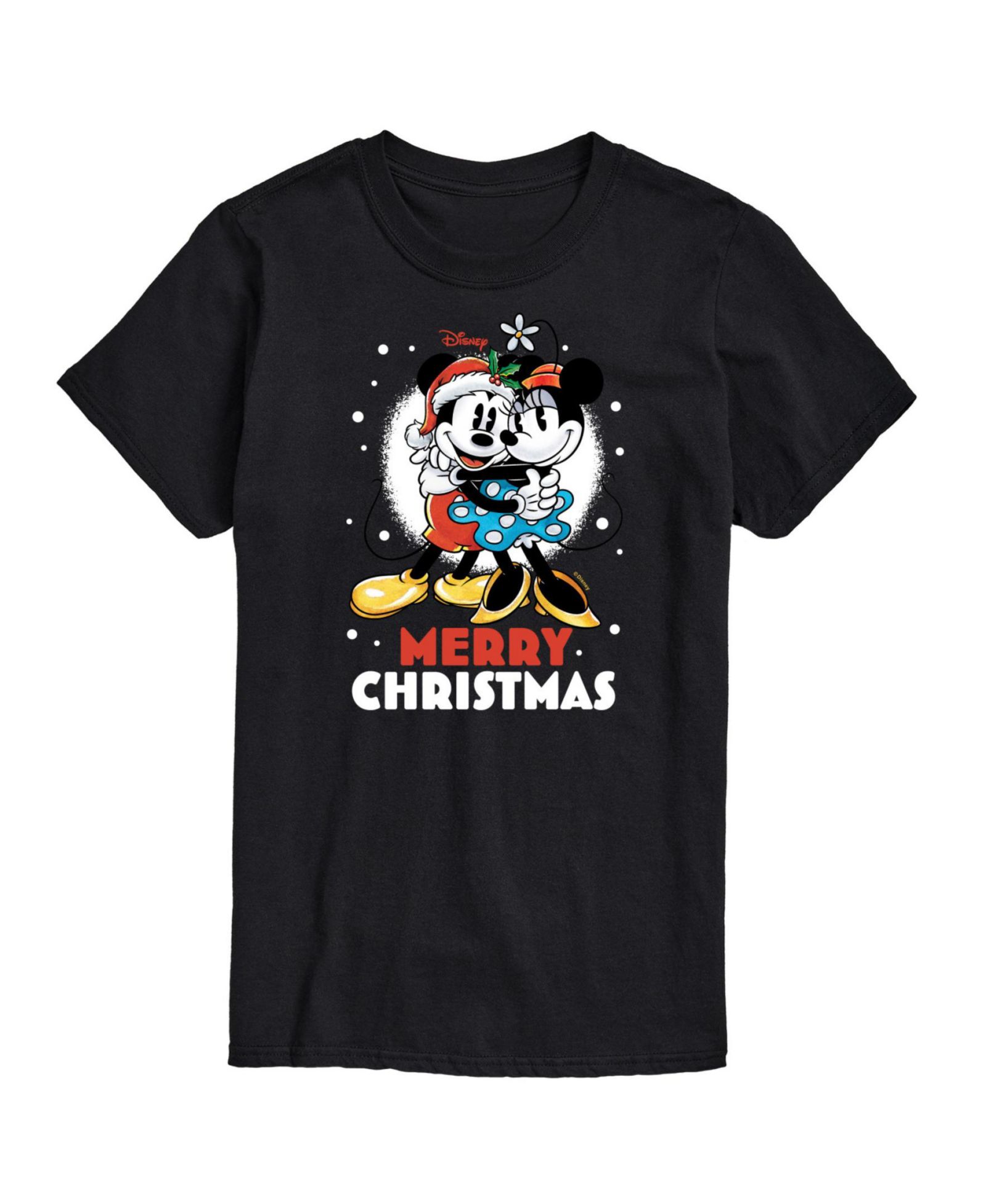 AIRWAVES Men's Disney Holiday Short Sleeves T-shirt