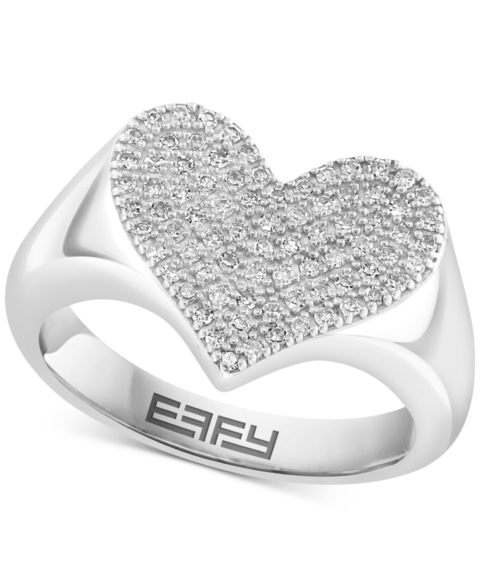 EFFY Collection кольцо с бриллиантовым паве в серебряном цвете