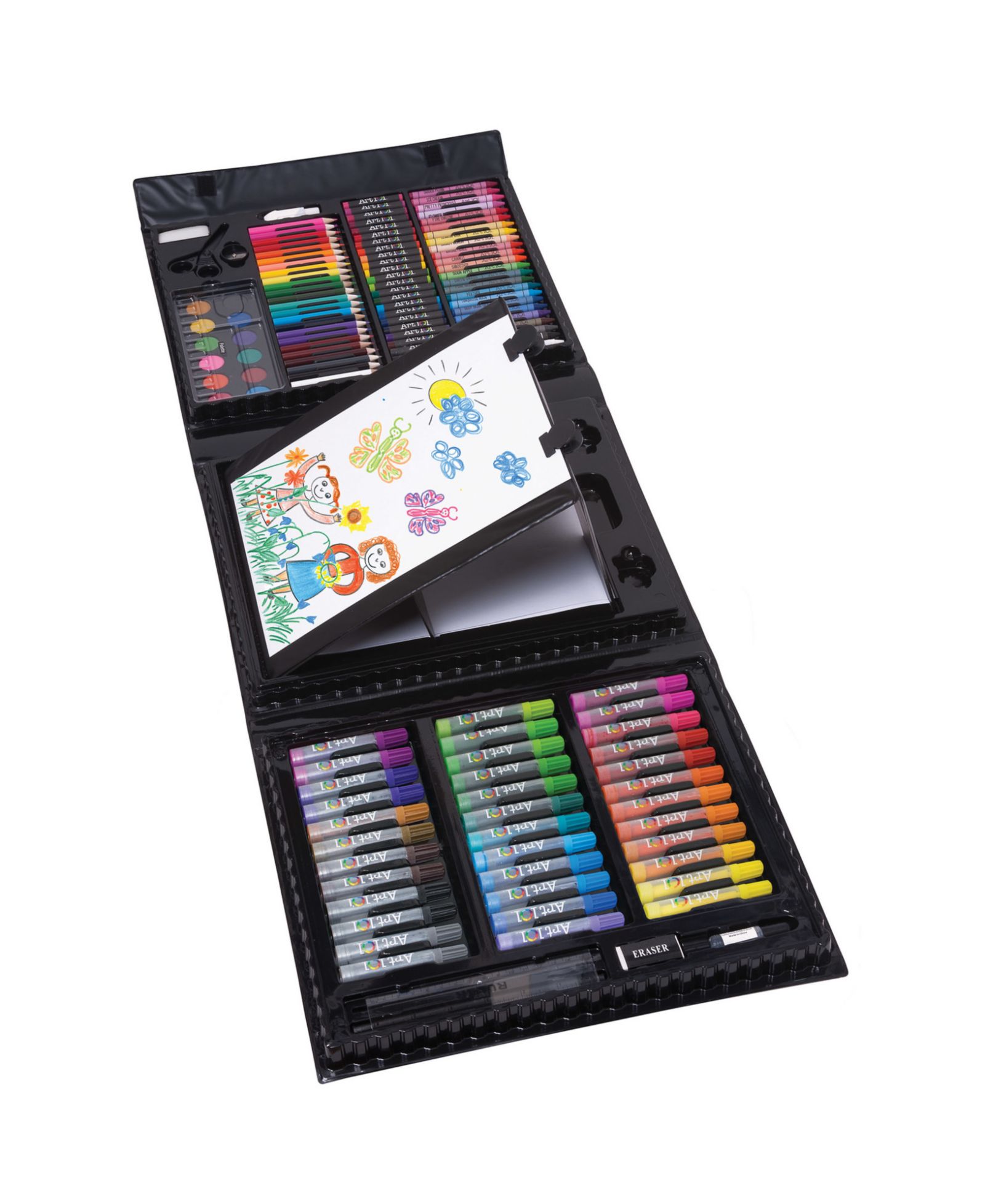 Набор для творчества Art 101 Budding Artist с мольбертом, 150 предметов