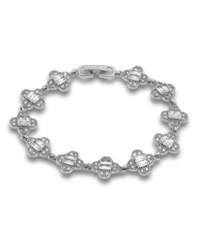 Macy's Браслет с дизайном из камней Cubic Zirconia Baguette Stones