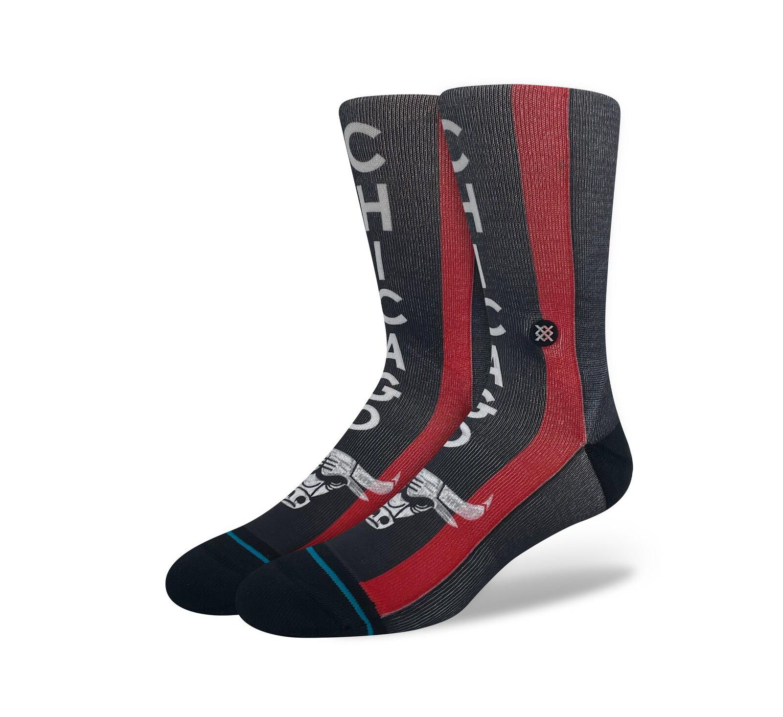 Мужские и женские носки Stance Chicago Bulls 2023/24 City Edition Crew