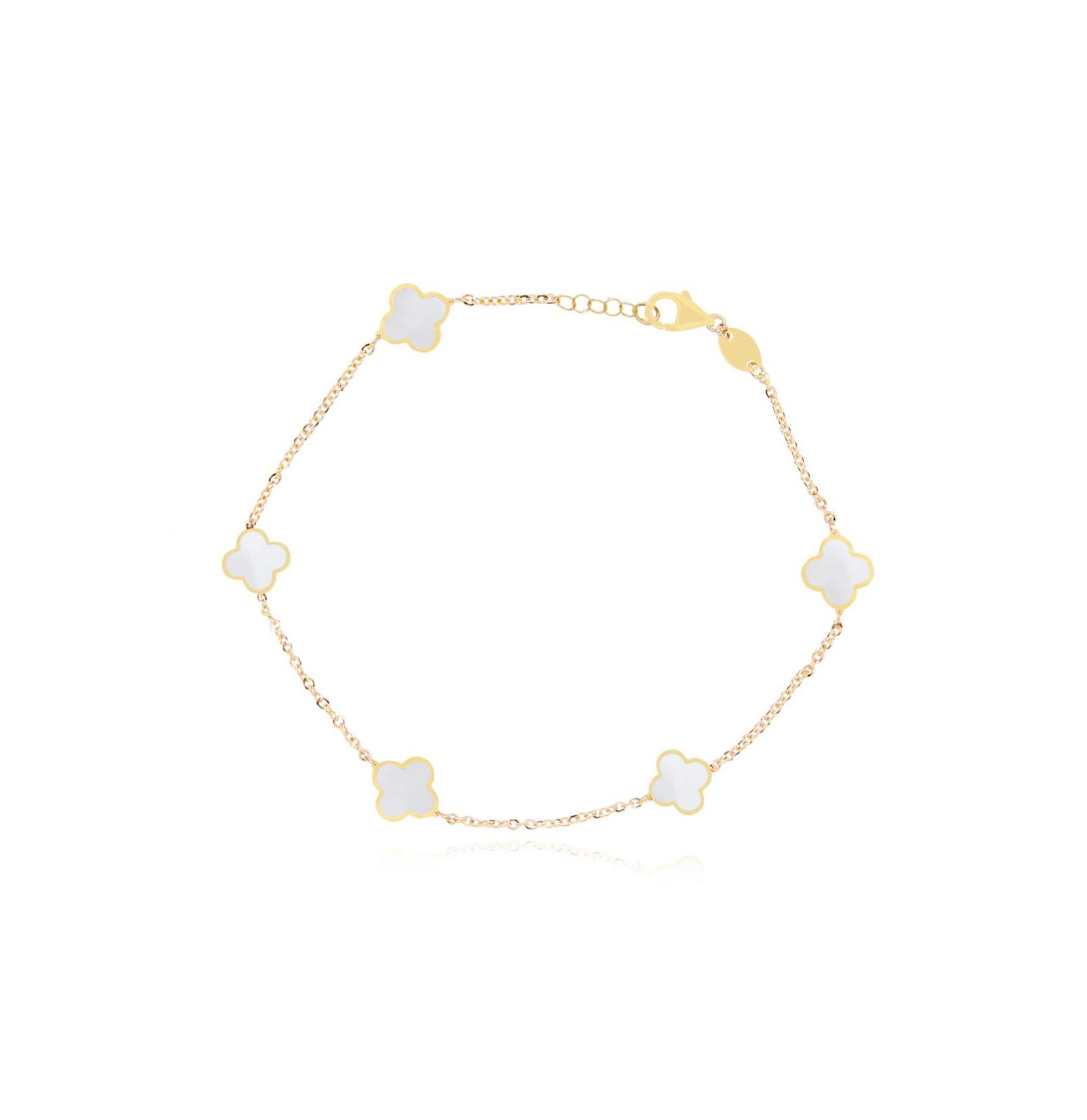 Браслет The Lovery Mini Mother of Pearl Clover
