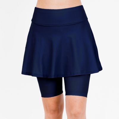Женская юбка-шорты Calypsa Flared Mid-Thigh With Bike Shorts