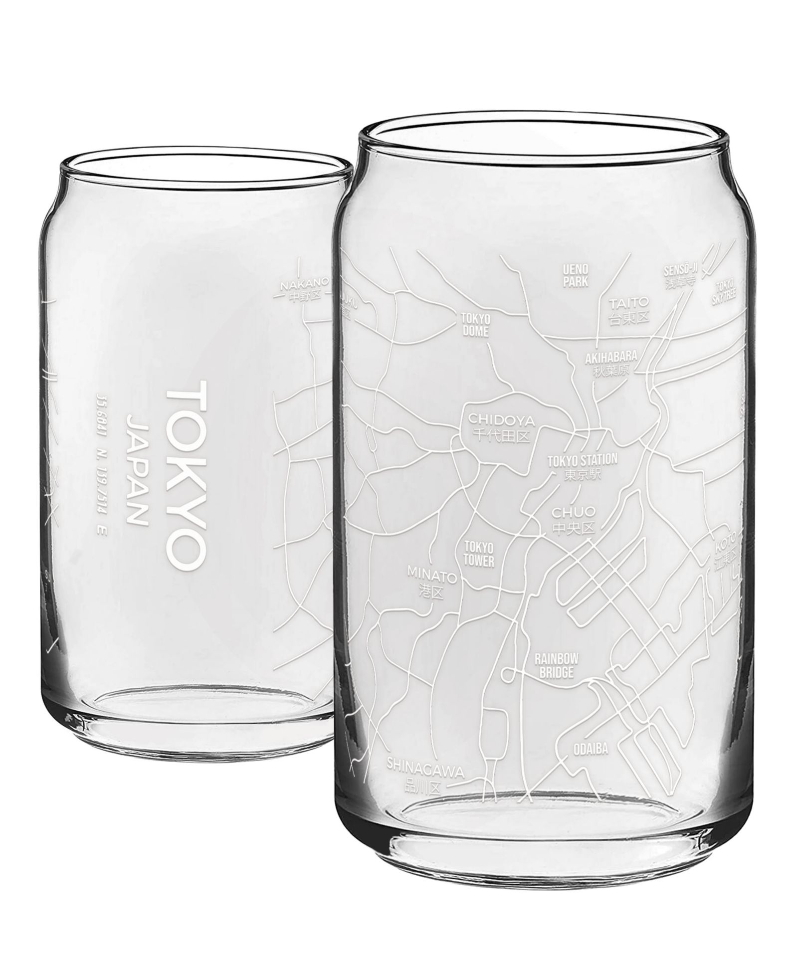 Набор стаканов NARBO THE CAN Tokyo Map 16 oz