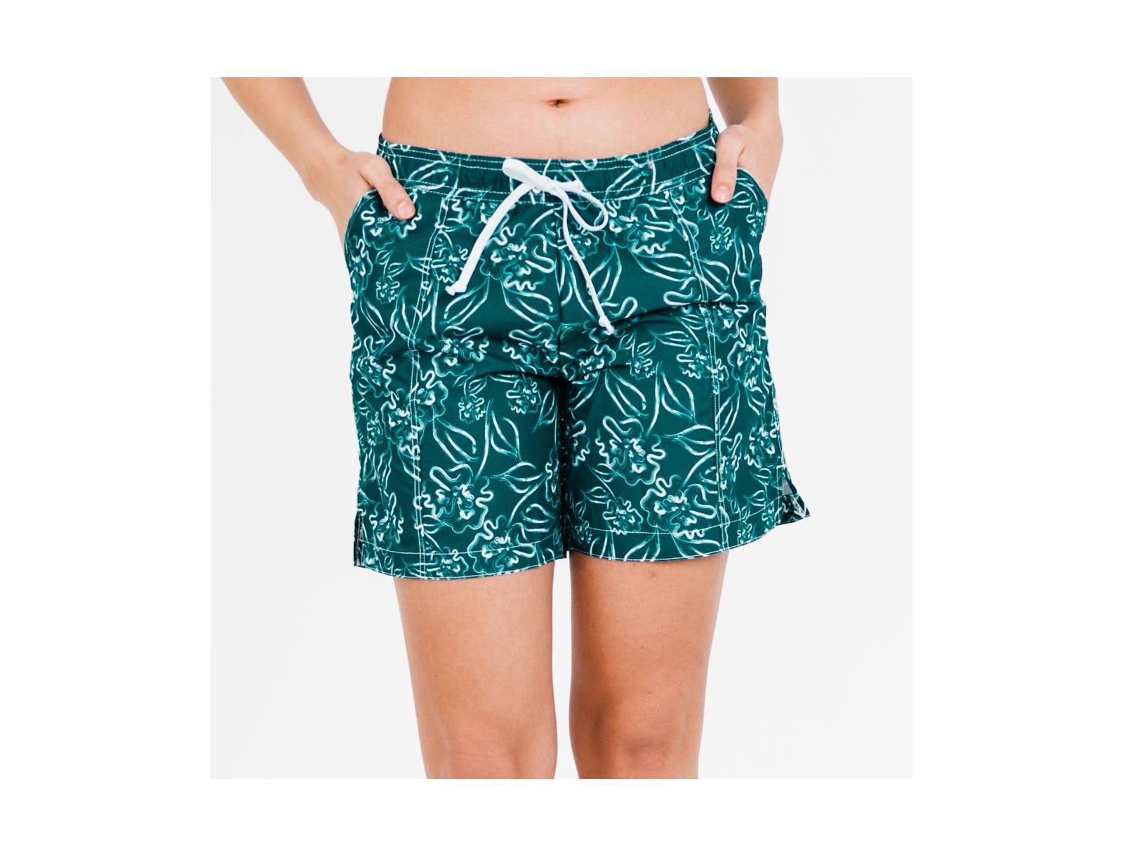Calypsa Women's Chlorine Resistant 7" Board Shorts