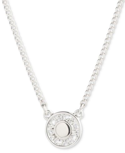 Подвеска Givenchy Logo Embossed Coin, 16" + 3" extender