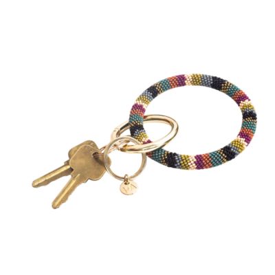 Chloe Beaded Key Ring Bracelet