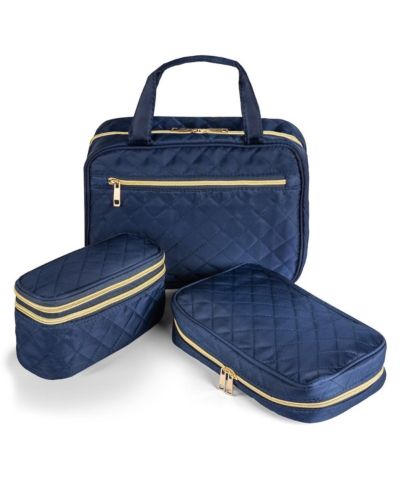 Ms. Jetsetter Набор для путешествий: Quilted Jewelry, Makeup & Toiletry