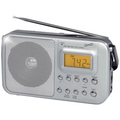 Supersonic радио AM/FM/SW1-2 PLL, 4 полосы, серебристое