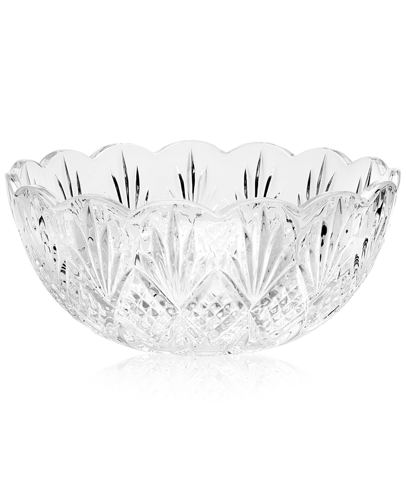 Godinger Dublin Crystal Scalloped сервировочная чаша
