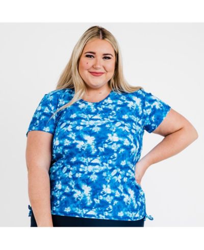 Blue tie dye