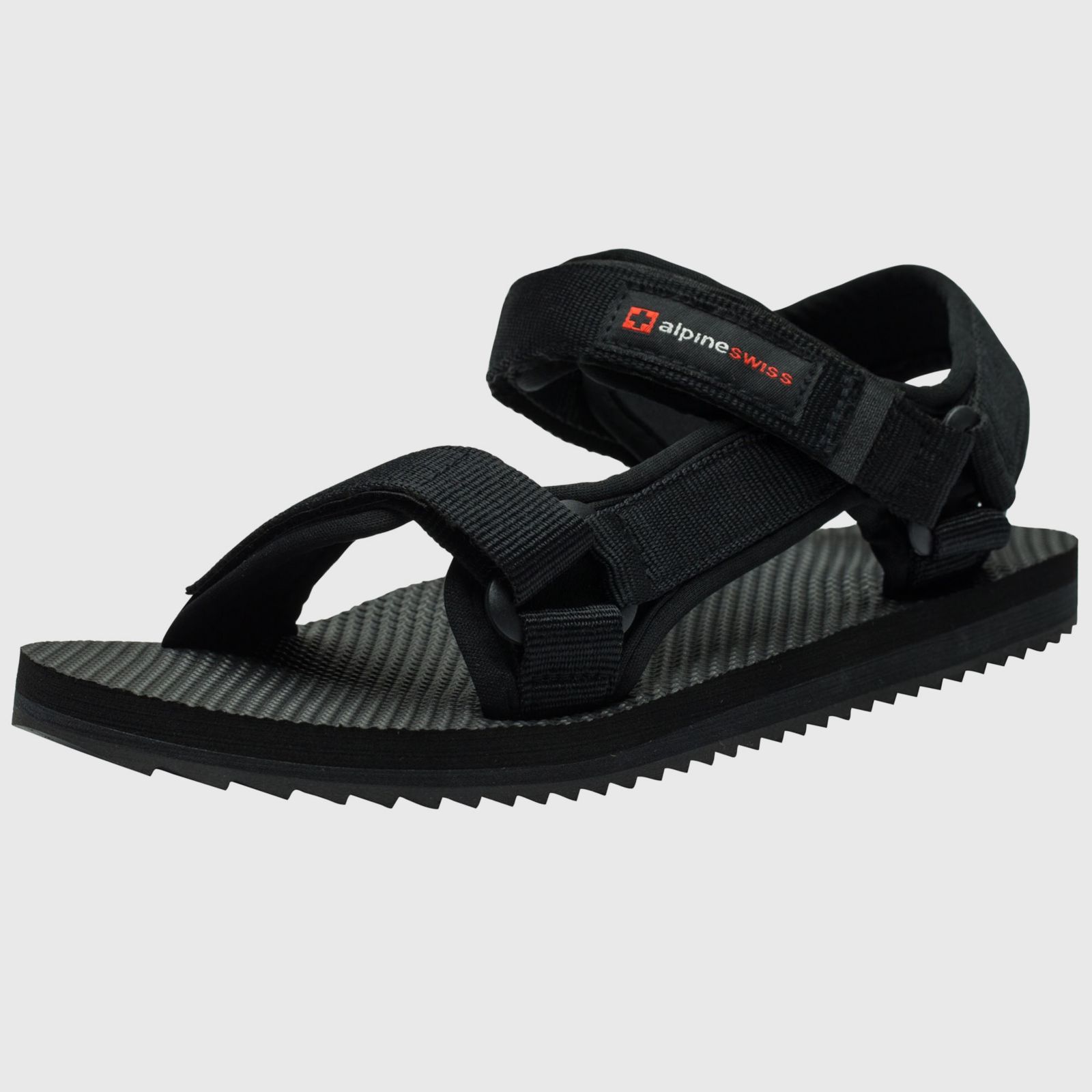 Alpine Swiss Men's Sport Sandals Athletic Open Toe Adjustable Strap Cushion EVA Footbed Durable Stylish Summer Comfort Sandal