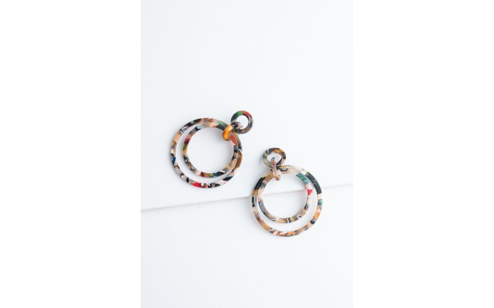 Starfish Project Margot Multicolored Resin Dangle Earrings