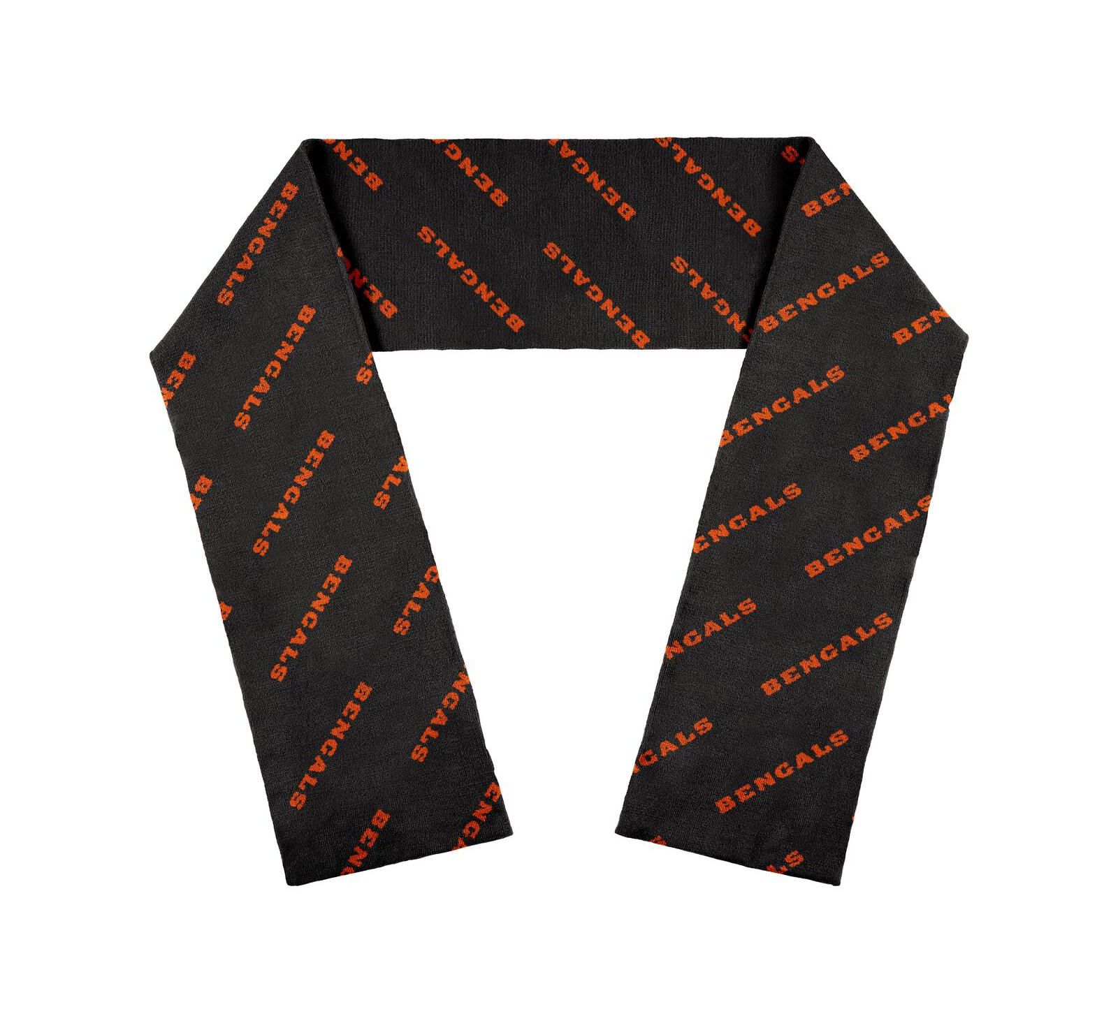 Женский шарф WEAR by Erin Andrews Cincinnati Bengals Team Wordmark