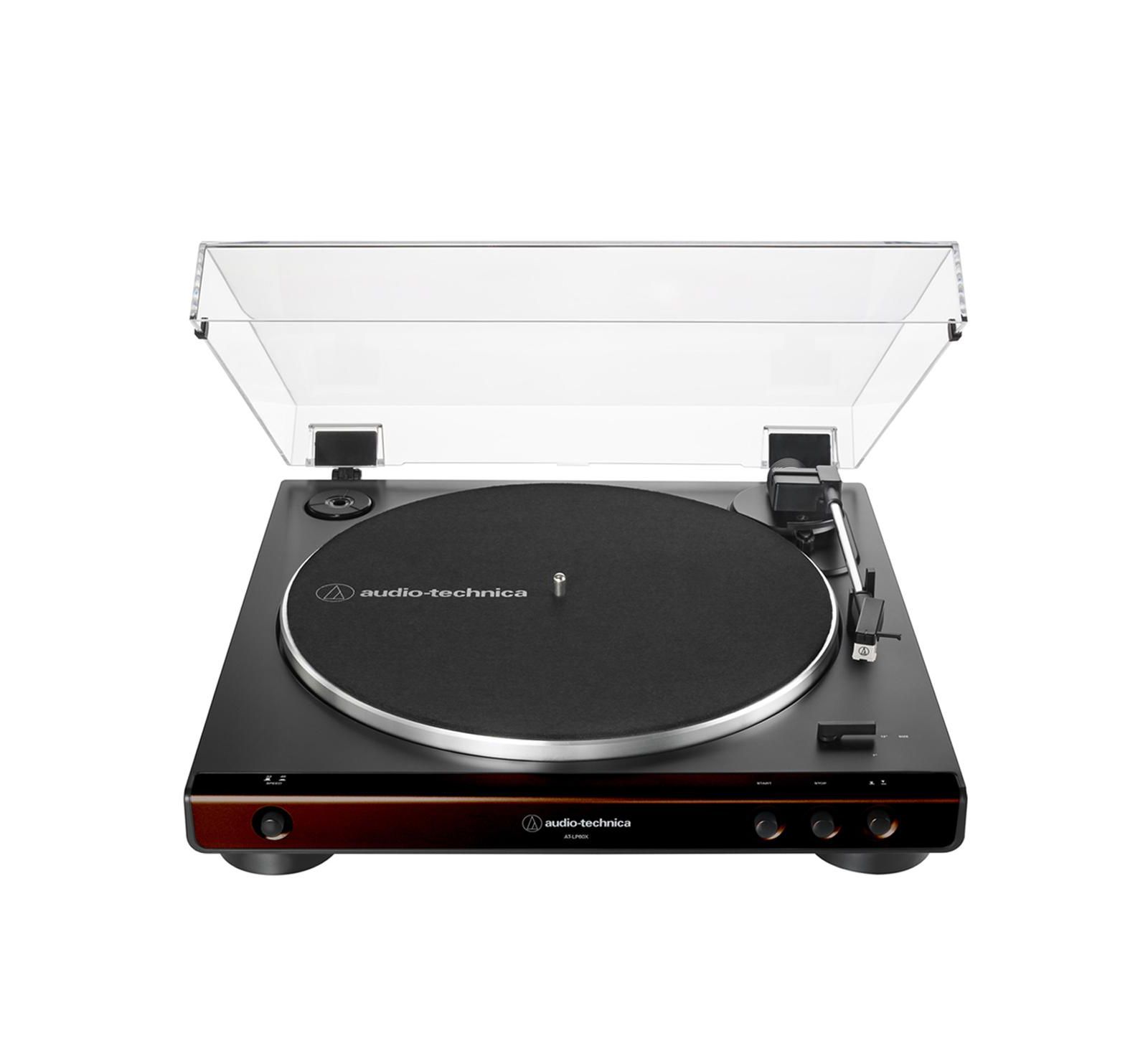 Audio Technica At-LP60X-bn Fully Automatic Belt-Drive Turntable