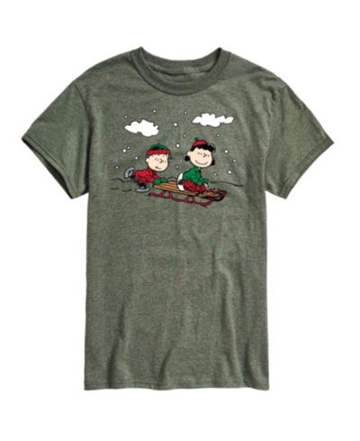 AIRWAVES Men's Peanuts Holidays Short Sleeve T-shirt