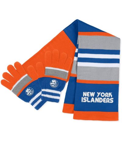 Набор перчаток и шарфа WEAR by Erin Andrews New York Islanders Stripe для женщин