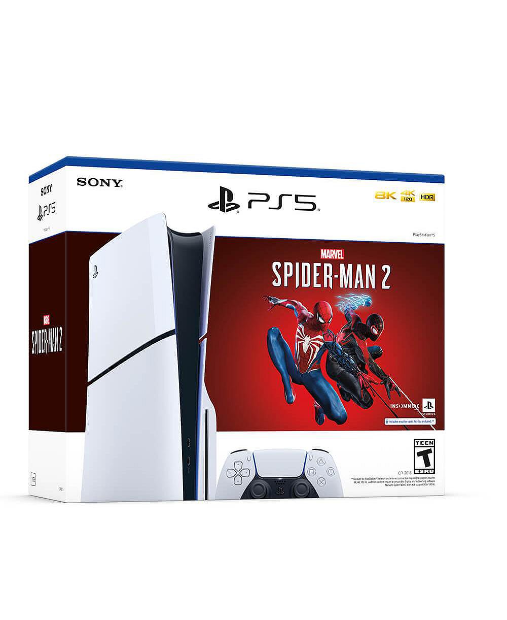 Sony PlayStation 5 Slim дисковая консоль с Spiderman 2
