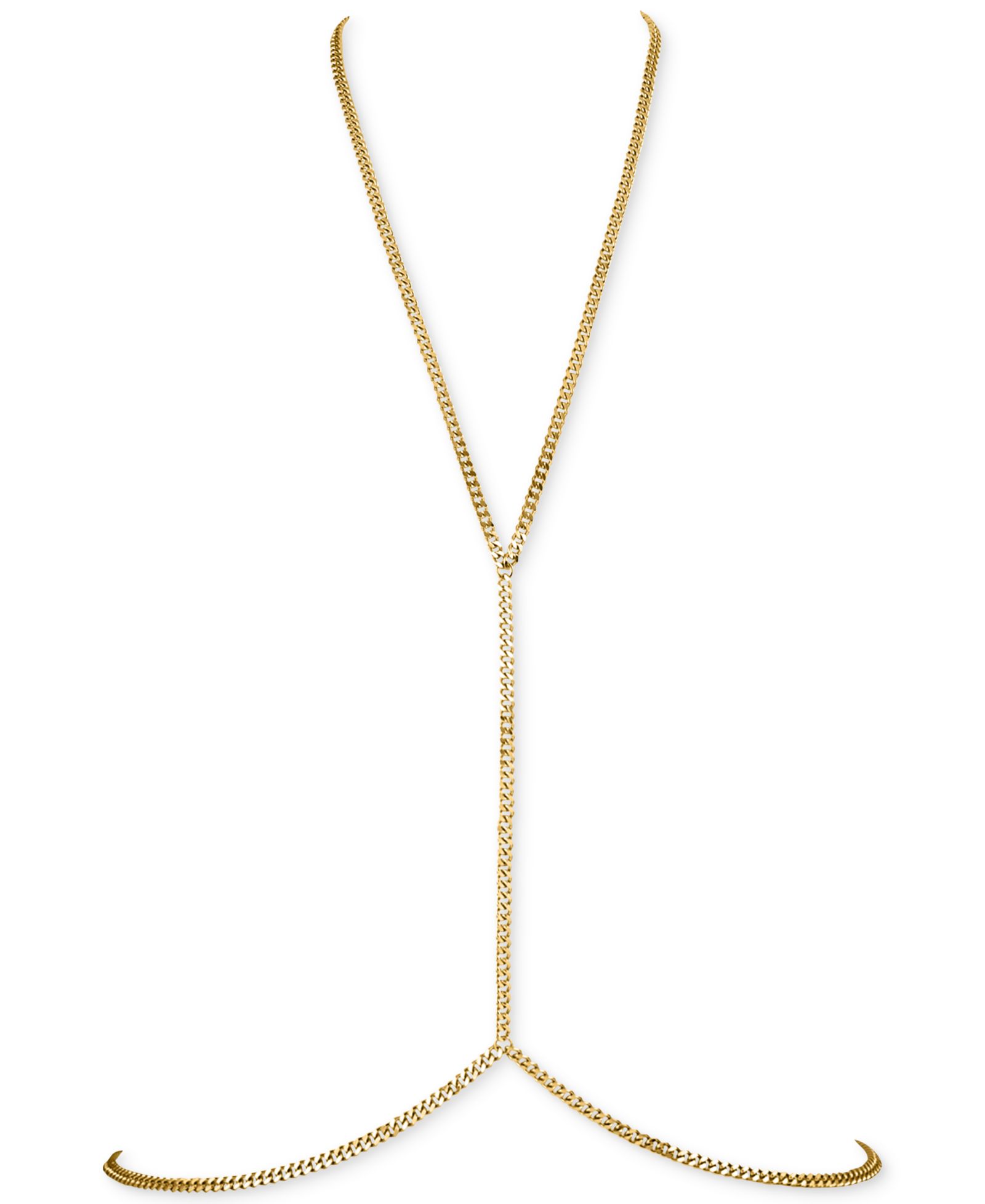 Цепочка на тело OMA THE LABEL 18k Gold-Plated Cuban Link