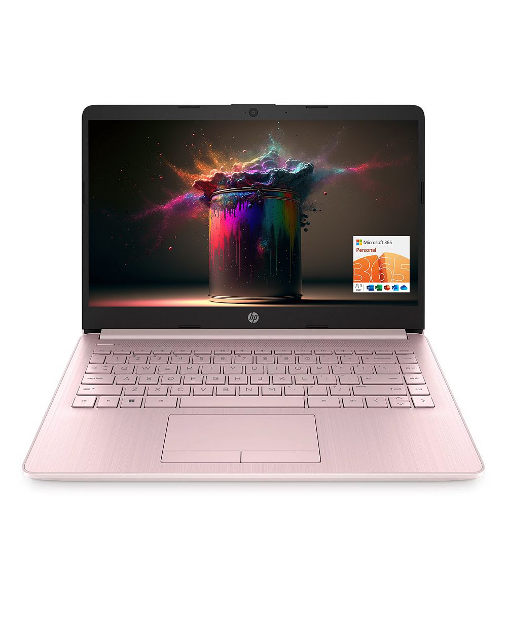 HP Essential ноутбук 14" Intel Celeron N4120 4GB RAM Intel UHD Graphics 64GB eMMC Windows 11 Home HD - Pink