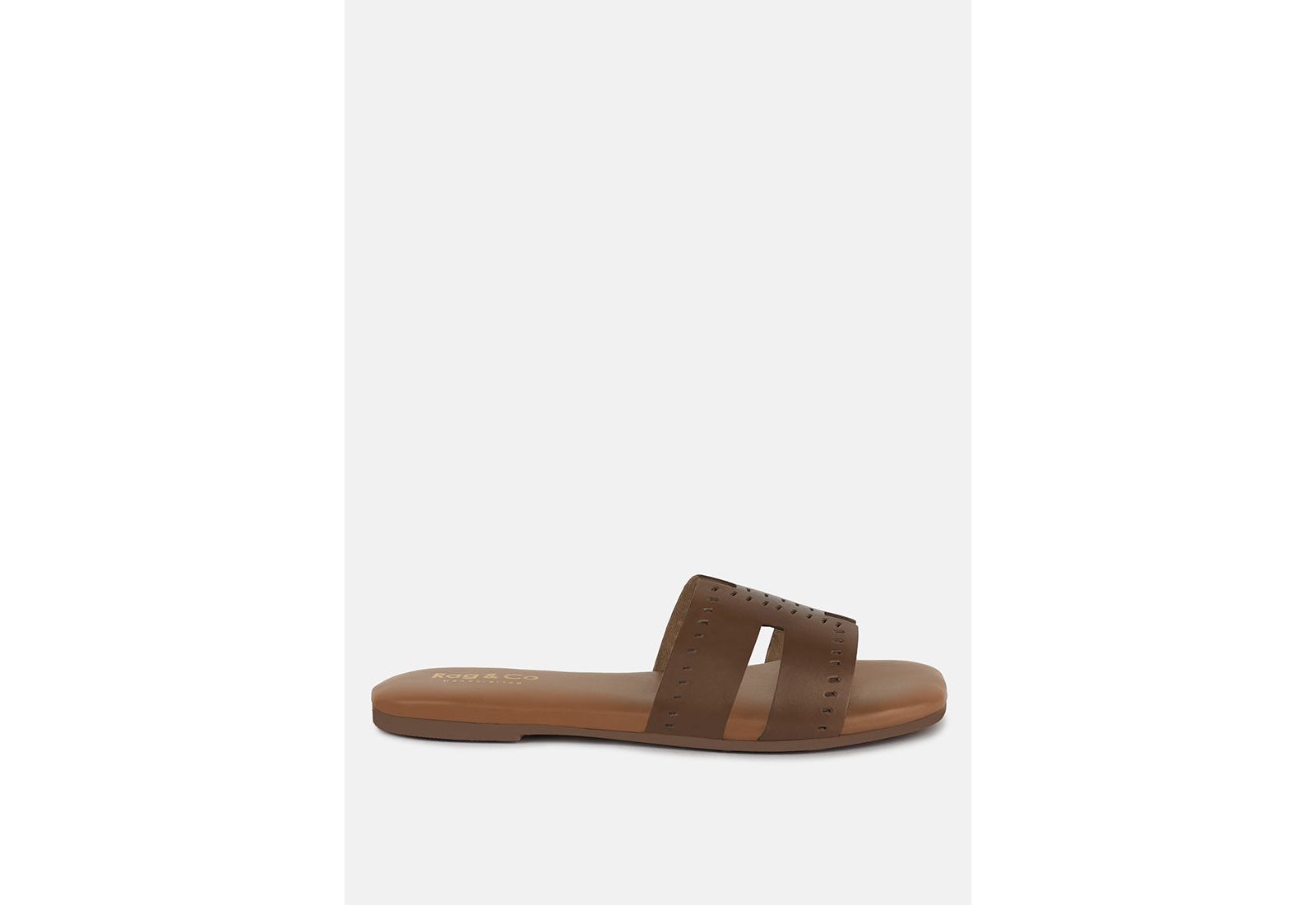 IVANKA Women's Cut Out Slip On Sandals