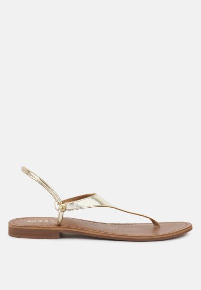 Rag and Co Womens Madeline Flat Thong Sandals