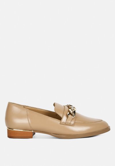 Женские лоферы Rag & Co Pola Leather Horsebit