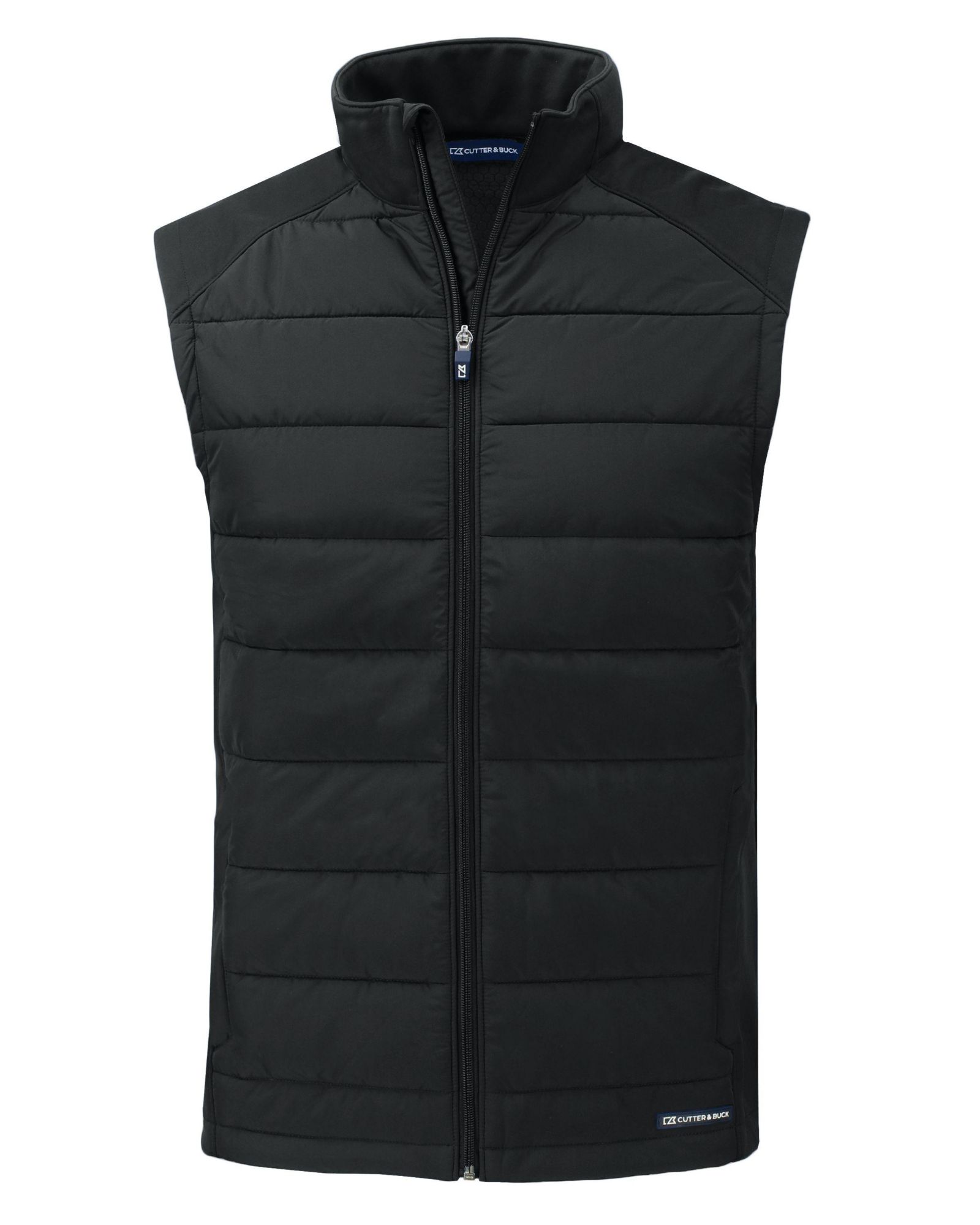 Cutter & Buck Men's Cutter and Buck Evoke Hybrid Softshell Recycled Full Zip Vest
