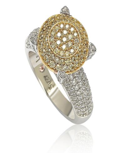 Suzy Levian кольцо с центром из кубического циркония Pave из стерлингового серебра