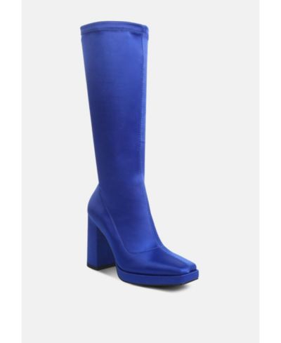 Rag & Co PRESTO Женские сапоги из эластичного сатина