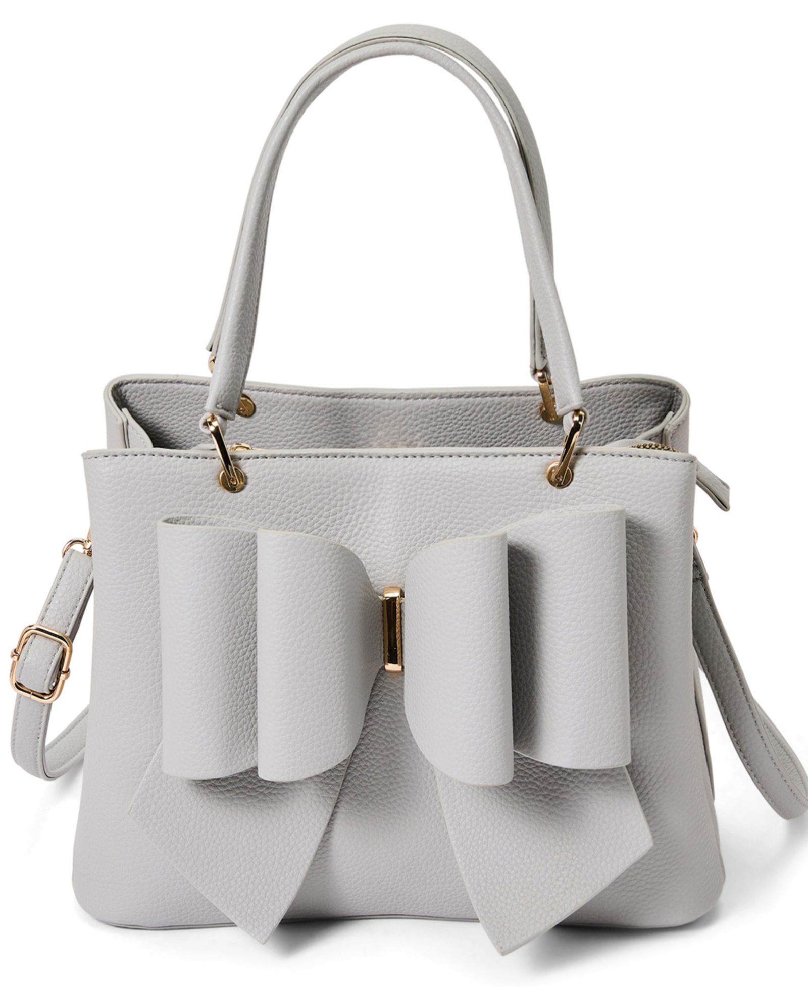 Women's Jenna Triple Compartment Bowtie Satchel Bag