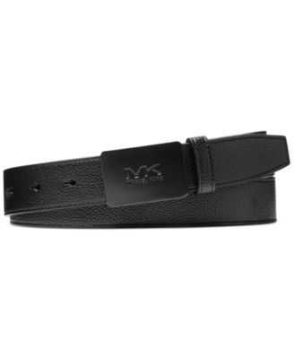 Michael Kors мужской ремень из искусственной кожи с пряжкой MK Plaque-Buckle