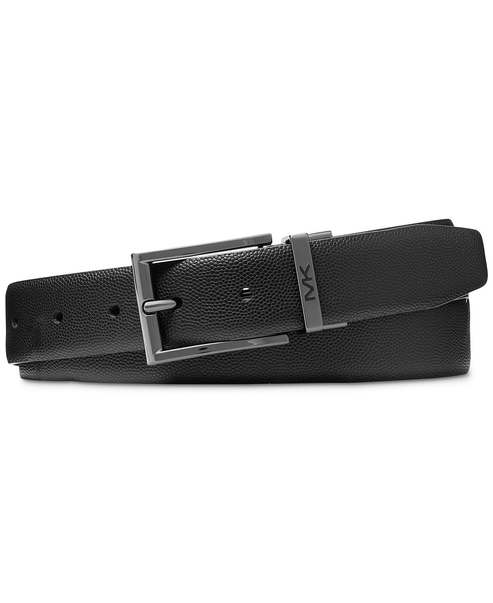 31MM Michael Kors Men's Classic Reversible Faux-Leather Dress Belt