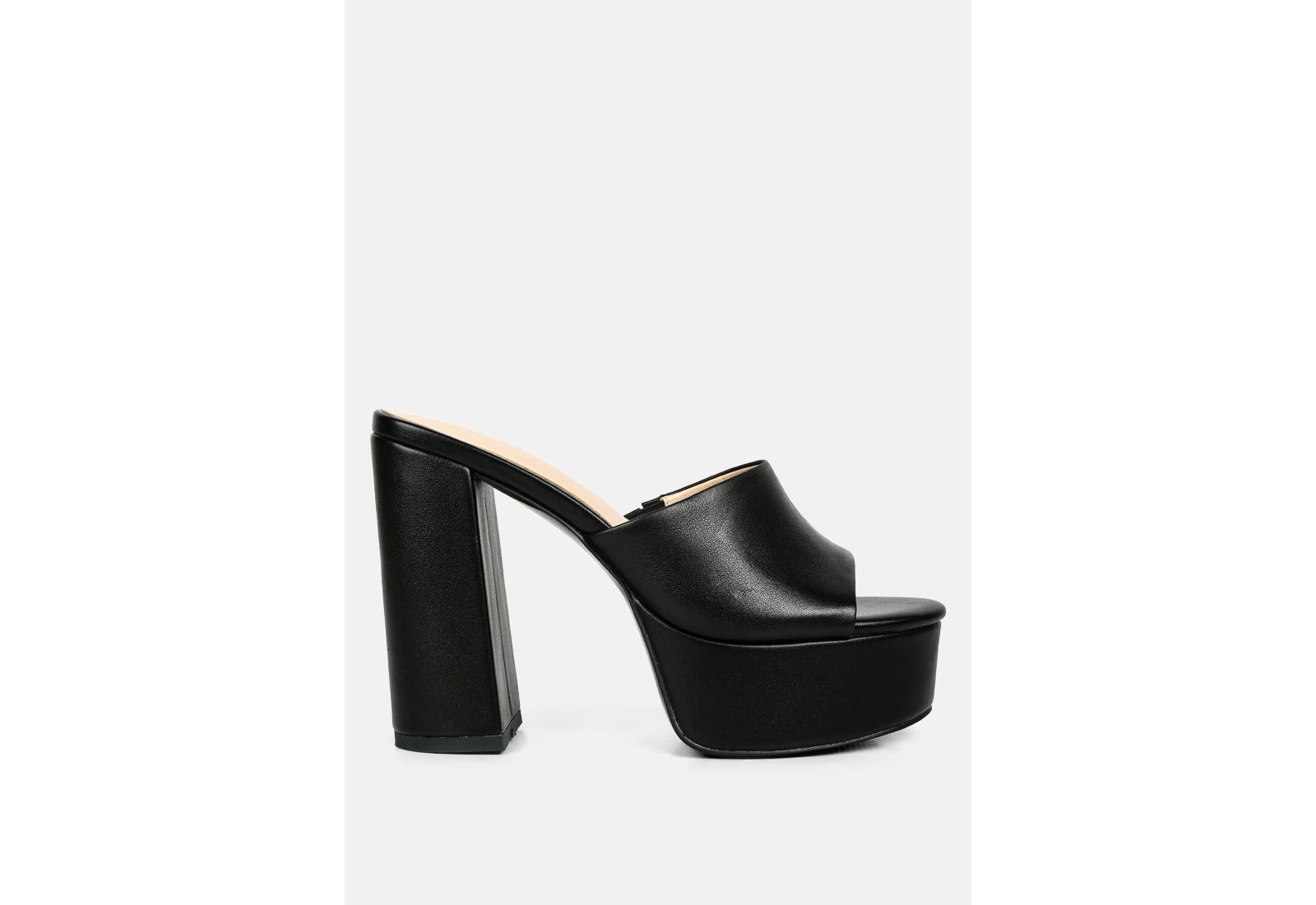 SHURI Womens Open Toe High Block Heel Sandals