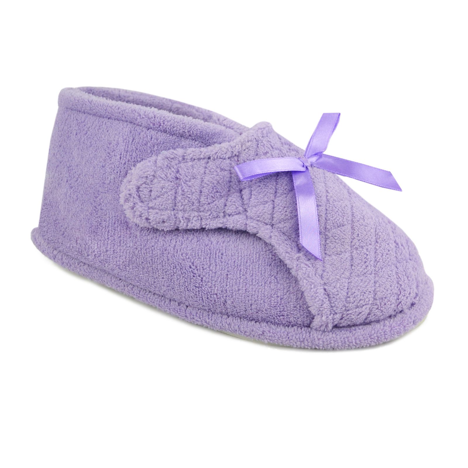 Muk Luks Women's Micro Chenille Adjustable Bootie Slippers