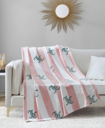 Плед Juicy Couture Cabana Plush Striped, 50" x 70"