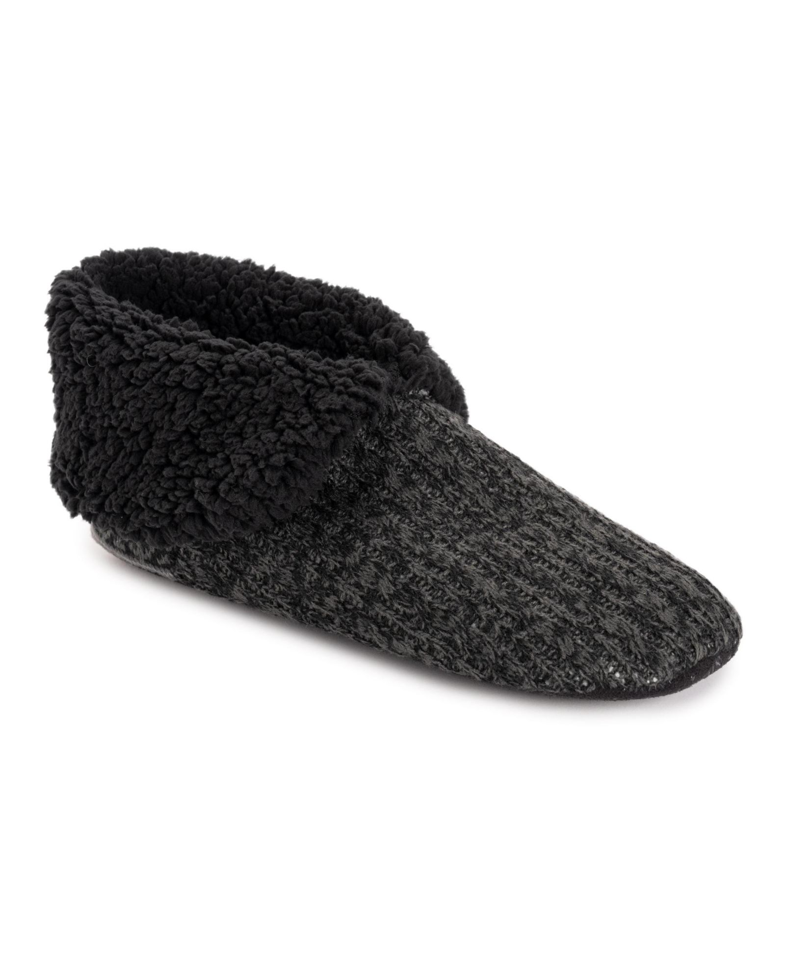 MUK LUKS Men's Knit Bootie Slipper