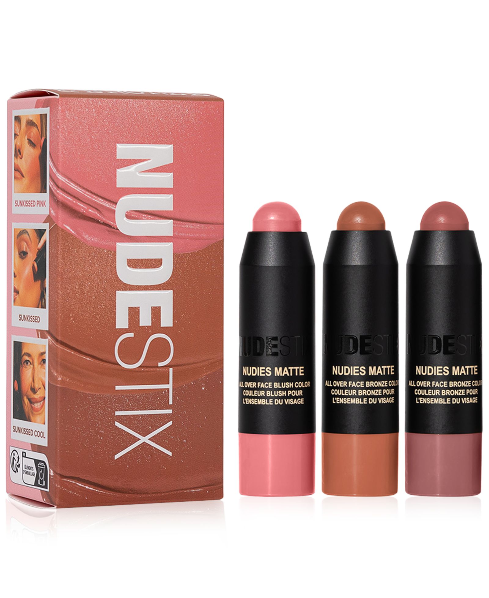 NUDESTIX 3-Pc. Sunkissed Blush & Bronze Mini Nudie Set