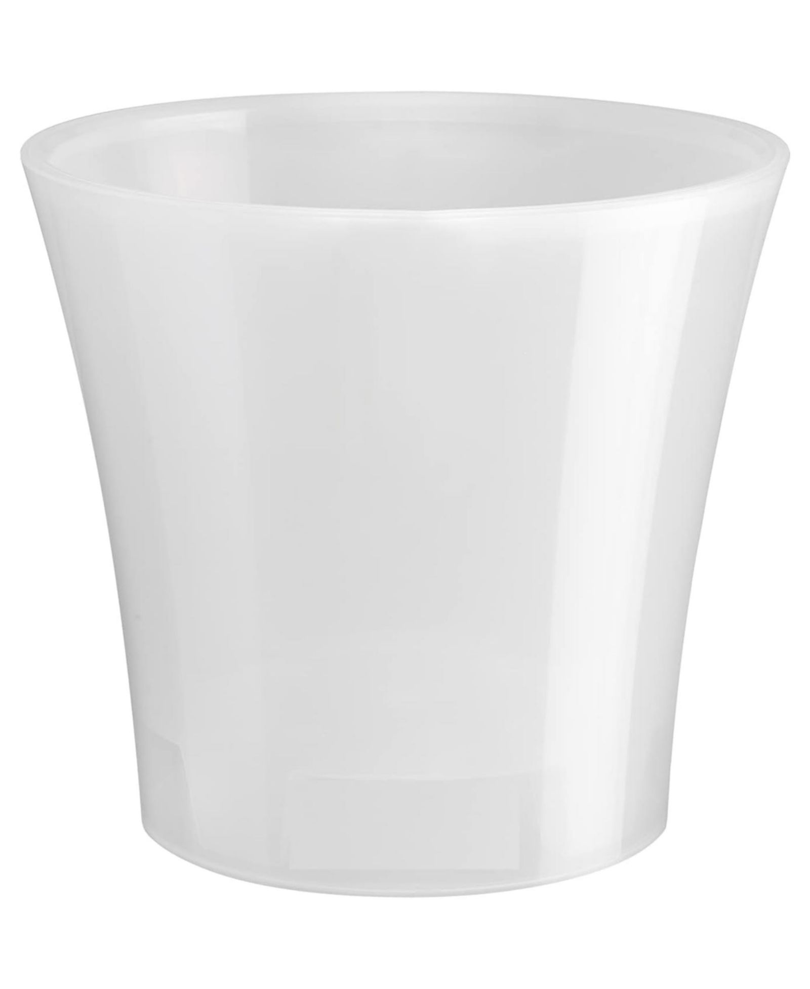 Decopots Plastic Round Modern Flower Pot with Drainage Planter