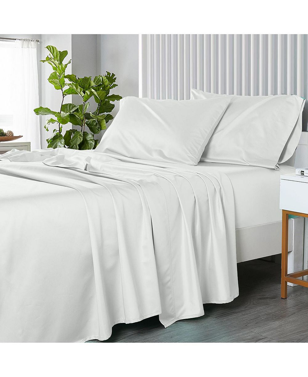 Egyptian Linens комплект постельного белья Oversized 608 Thread Count Long-Staple Cotton Sateen 4-Piece с глубокими карманами 22-Inch